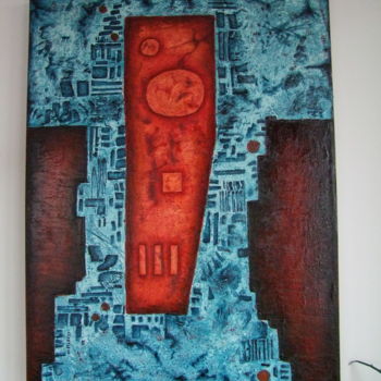 Painting titled "She had the back wh…" by Pavel Plzák (Pavel Václav), Original Artwork, Oil