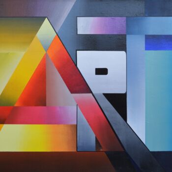 绘画 标题为“Art” 由Jean Pierre Tachon, 原创艺术品, 丙烯 安装在木质担架架上