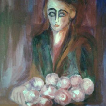 Ζωγραφική με τίτλο "ALONE WITH ME" από Edith Stütz, Αυθεντικά έργα τέχνης, Ακρυλικό