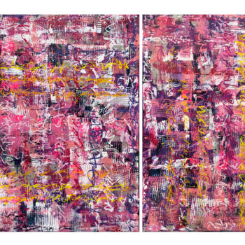 Malerei mit dem Titel "Female Complexity" von Andreas Angleitner, Original-Kunstwerk, Acryl