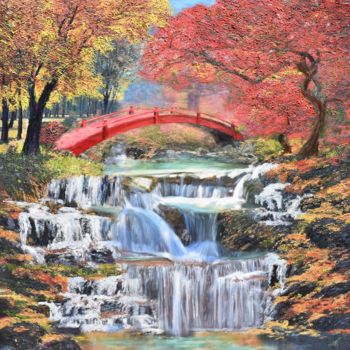 Pittura intitolato "Common Grounds" da Kenneth Halvorsen, Opera d'arte originale, Olio