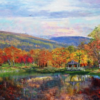 Painting titled "New Season" by Kenneth Halvorsen, Original Artwork, Oil