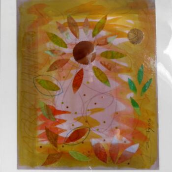 Peinture intitulée "Untitle N° 201" par Marc Bulyss, Œuvre d'art originale, Huile Monté sur Autre panneau rigide