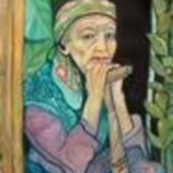 Painting titled "1.jpg" by Chicana Artist.... Ruth Olivar Millan, Original Artwork