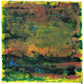 Tekening getiteld "Mono 5" door Bernard Chatel, Origineel Kunstwerk, Monotype
