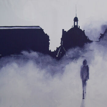 Painting titled "Bordeaux 1" by Gerard Jouannet, Original Artwork, Acrylic