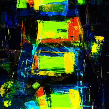 Digitale Kunst getiteld "The Fall of Babel" door Barry Farley Visual Arts, Origineel Kunstwerk, Digitaal Schilderwerk Gemont…