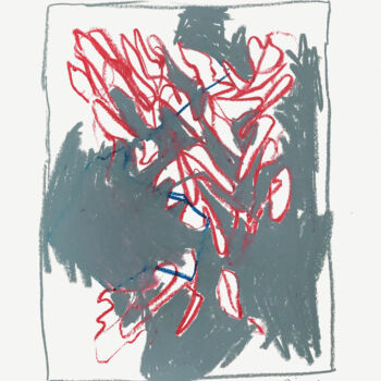 Dessin intitulée "MEANDERS 1" par Luc Pierre, Œuvre d'art originale, Pastel