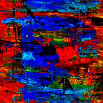 Digital Arts με τίτλο "Pools of Reflection" από Barry Farley Visual Arts, Αυθεντικά έργα τέχνης, Ψηφιακή ζωγραφική Τοποθετήθ…