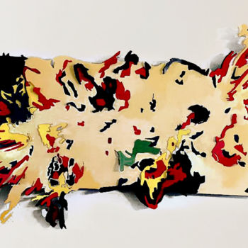 Painting titled "Untitled 65" by Ken Overman, Original Artwork, Digital Painting