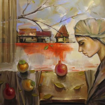 Malarstwo zatytułowany „Lose (60x80cm, oil/…” autorstwa Seyran Mejanyan, Oryginalna praca, Olej Zamontowany na Drewniana ram…