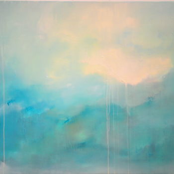 Pittura intitolato "Pure" da Alexandra Van Lierde, Opera d'arte originale, Olio Montato su Telaio per barella in legno