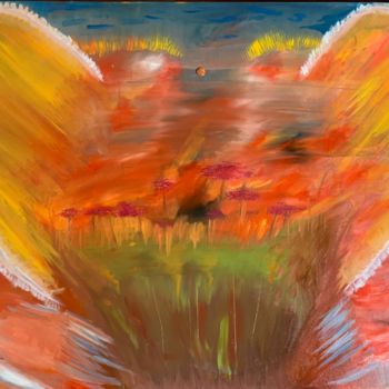 Painting titled "FIM" by Johnnas Oliva, Original Artwork, Oil