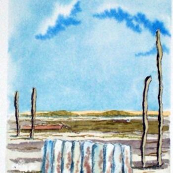 Peinture intitulée "Marine du Mimbeau (…" par Alain Chevrignac, Œuvre d'art originale