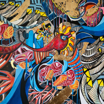 Painting titled "Love" by Jane Sukiasyan, Original Artwork, Acrylic