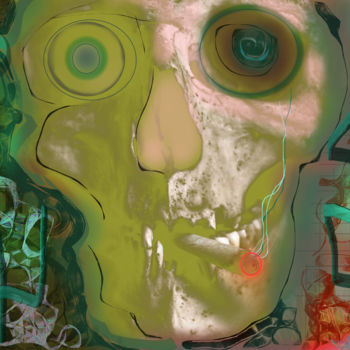 Digital Arts titled "Smoking Kills" by Marc Bulyss, Original Artwork, Digital Painting