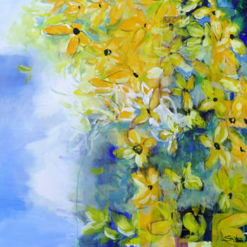 Malerei mit dem Titel "Alchemie" von Merita Seitz, Original-Kunstwerk, Acryl