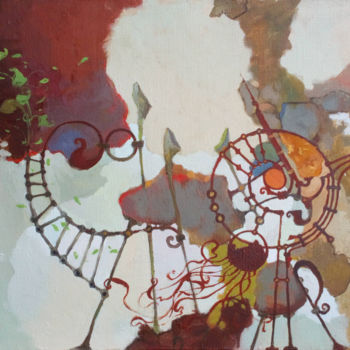 Painting titled "Structural changes." by Denis Bely, Original Artwork, Oil
