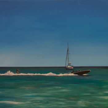 Pittura intitolato "Infinite freedom" da Ildikó Dallos-Nagy (DallosArt), Opera d'arte originale, Acrilico Montato su Telaio…