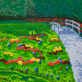 "Keukenhof, Holland" başlıklı Tablo Ivan Klymenko tarafından, Orijinal sanat, Petrol