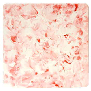 Painting titled "Between flower peta…" by Poly, Original Artwork, Acrylic Mounted on Other rigid panel