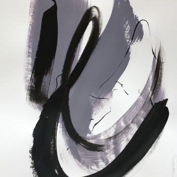Painting titled "50x70_014_20" by Franck Chambrun, Original Artwork, Acrylic