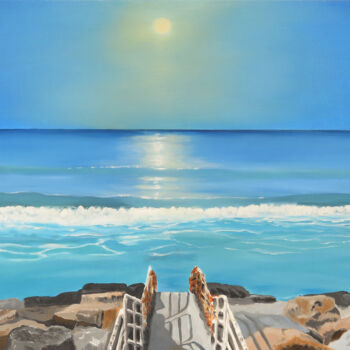 Pintura titulada "Aberavon" por James Potter, Obra de arte original, Oleo