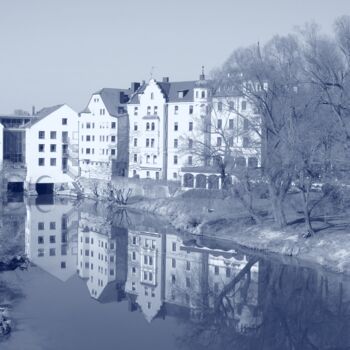 Photographie intitulée "Regensberg Reflecti…" par Leo Tujak, Œuvre d'art originale, Photographie manipulée