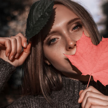 Fotografia intitolato "Autumn diva" da Alex Grear, Opera d'arte originale, Fotografia digitale
