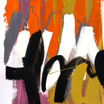 Ζωγραφική με τίτλο "50x70_027" από Franck Chambrun, Αυθεντικά έργα τέχνης, Ακρυλικό