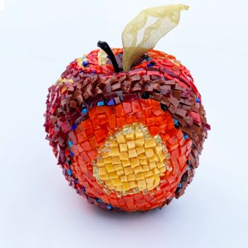 제목이 "Smalt apple with le…"인 조형물 Elena Kirillova로, 원작, 모자이크