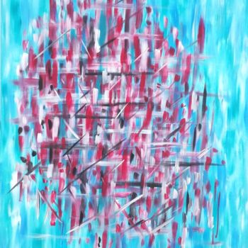 Malerei mit dem Titel "Contrastes" von Renaud Angerville-Langlois, Original-Kunstwerk, Acryl