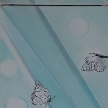 Painting titled "les amours" by Dominique Gutmann, Original Artwork, Acrylic