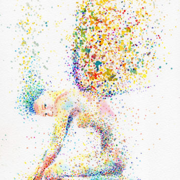 Pintura titulada "Fragile" por Maurizio Puglisi, Obra de arte original, Acuarela