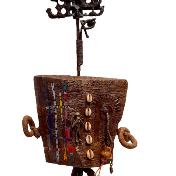 Sculpture titled "La légende de malis…" by Abou Sidibé, Original Artwork, Bronze