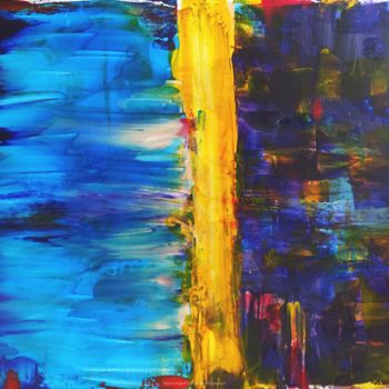 Peinture intitulée "Impact intégral" par Sarah Leseigneur, Œuvre d'art originale, Acrylique Monté sur Châssis en bois