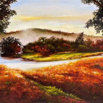 Peinture intitulée "The morning" par Oleg Baulin, Œuvre d'art originale, Huile
