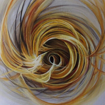 Schilderij getiteld "Captivated" door Malinga Kumarasinghe, Origineel Kunstwerk, Acryl