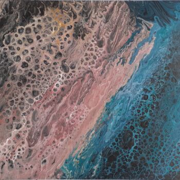 Peinture intitulée "Savane" par Sébastien Mas, Œuvre d'art originale, Acrylique