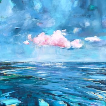 Painting titled "Spring is coming" by Sandra Gebhardt-Hoepfner, Original Artwork, Acrylic