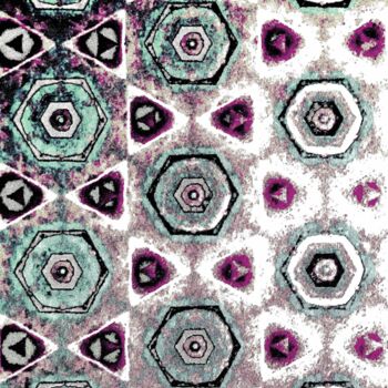 Photographie intitulée "Geometric 2020 18a49" par Ken Lerner, Œuvre d'art originale, Photographie numérique
