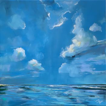 Ζωγραφική με τίτλο "Sunny Day" από Sandra Gebhardt-Hoepfner, Αυθεντικά έργα τέχνης, Ακρυλικό
