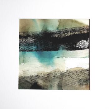 Peinture intitulée "Aux premières heure…" par Isabelle Mignot, Œuvre d'art originale, Encre