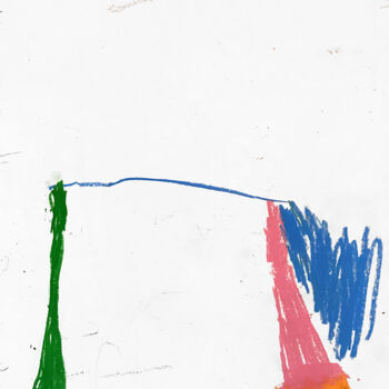 Dessin intitulée "SHORT STORY 71" par Luc Pierre, Œuvre d'art originale, Pastel