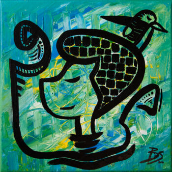 Pintura titulada "Queen of nature  (S…" por Tetiana Kramarenko, Obra de arte original, Acrílico Montado en Bastidor de camil…