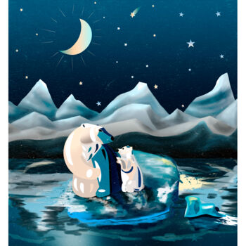Digital Arts titled "Earth is our Home t…" by Anna Zorina, Original Artwork, 2D Digital Work