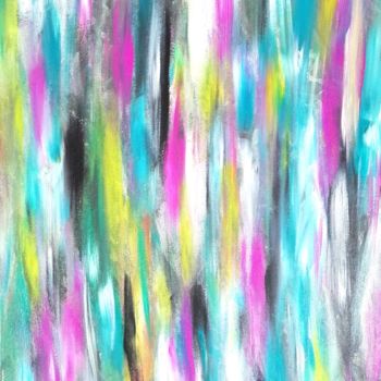 Peinture intitulée "Frissons acidulés" par Renaud Angerville-Langlois, Œuvre d'art originale, Acrylique