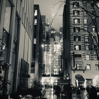 Fotografía titulada "rainy NY" por Matt Kohnen, Obra de arte original, Fotografía digital