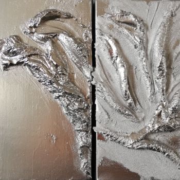 Peinture intitulée "L'étoile" par Véronique Porhet-Géraud, Œuvre d'art originale, Sable