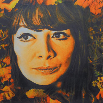 「Hommage an Juliette…」というタイトルのデジタルアーツ Sigrun Neumann (Sineu)によって, オリジナルのアートワーク, デジタル絵画